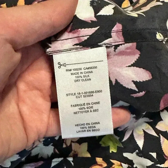 EQUIPMENT Women's Floral Exposure Printed Essential Blouse - Picture 7 of 7